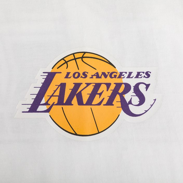 Männer neue Era NBA große Grafik BP OS Tee Los Angeles Lakers weiß 9